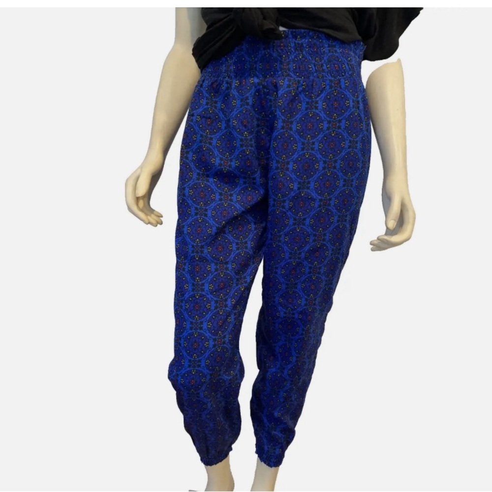 💖5/$25 Aerie royal blue boho mandala harem style hippie pants size XS
